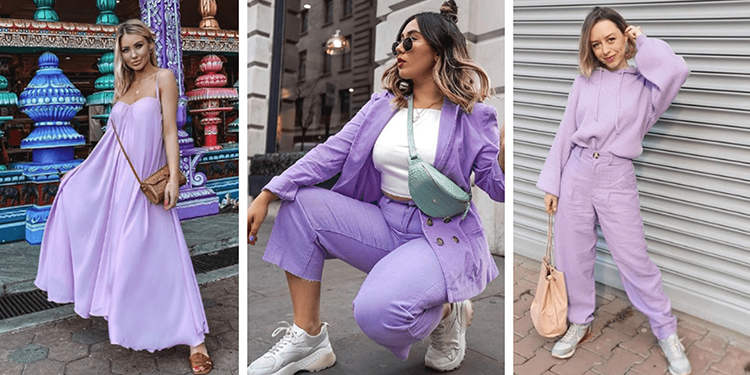how to wear lavender color